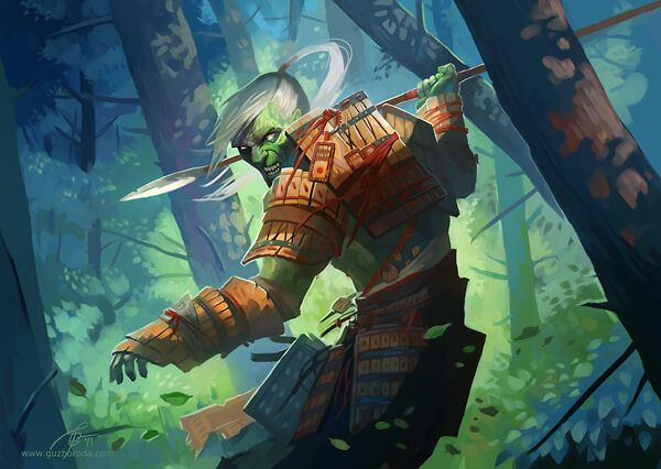 Forest fighter for Berserk CCG. © 2011 Fantasy World, Inc
