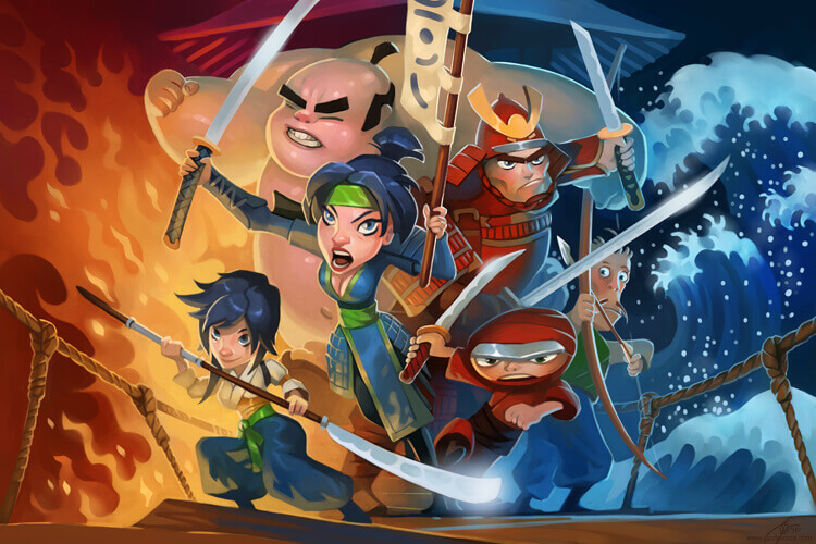 Key art for a Tower defence iOs game 
