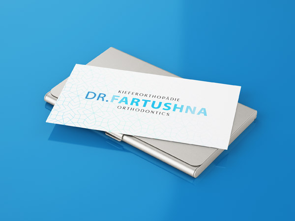 Business card design for Orthodontist 