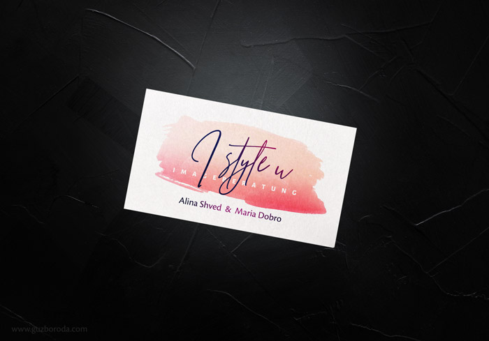 Business card design for i_style_u