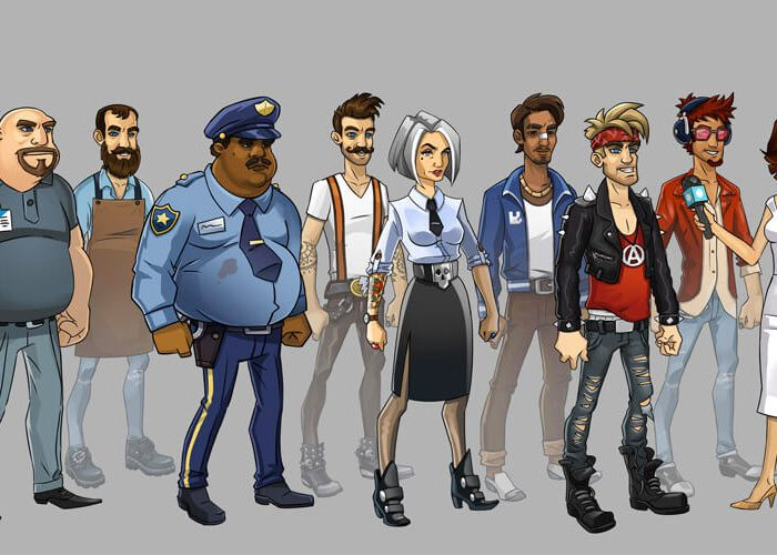 NPC characters for KISS Rock City