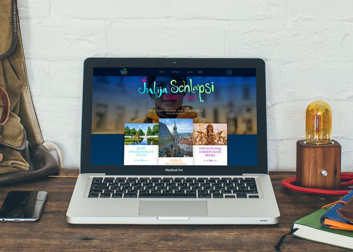 Website design for Schlapsi guide in Vienna