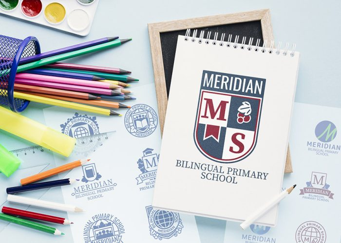 Meridian school logo